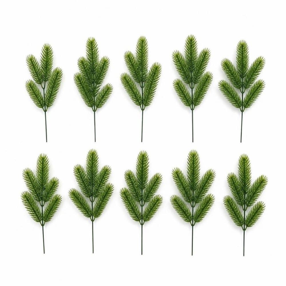 10pcs Ornaments Artificial Plants Pine Needles Red Fruits Christmas Tree Decorations New Year