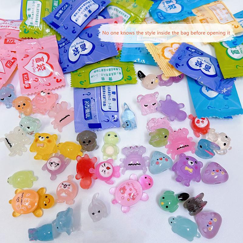 10Pcs Mini Simulation Capybara Model Blind Bag Toys Cartoon Miniature Animal Model Diy Ornaments Children'S Surprised Gifts