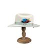 Cowboy Wind Sheep Felt Hat, Solid Color With Decorative Felt Hat