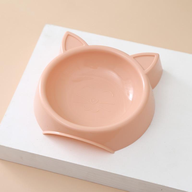 Cute Cat-Shaped Pet Feeding Bowl for Dogs and Cats - Non-Slip Base, Easy To Clean, Perfect for Small To Medium Pets