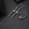 Korean Style Women's Sparkling Diamond Zircon Bracelet - Simple, Versatile, and Elegant.