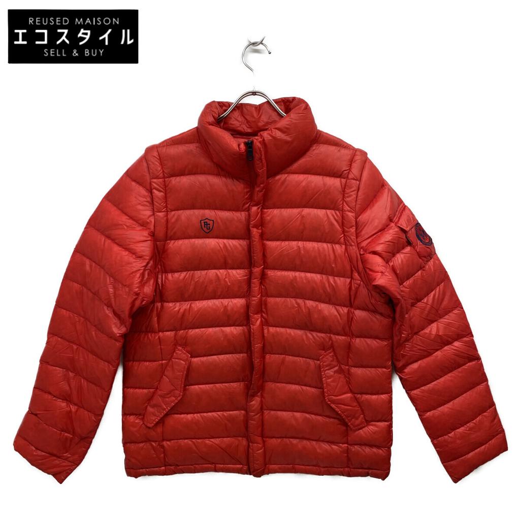 PEARLYGATES 053-7220005 2017 Red Nylon 2-Way Down Jacket Jacket 6 RedUsed