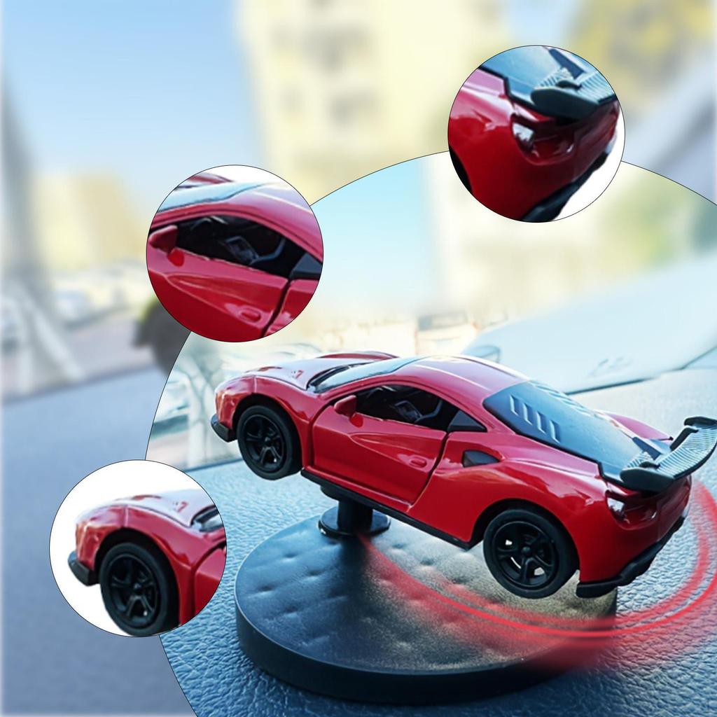 1/64 Dynamic Vehicle Car Model Center Decoration Turning And Tracking Universal Auto Accessories