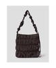 8seconds 3-Tier Shirred Crossbody Bag Medium Brown
