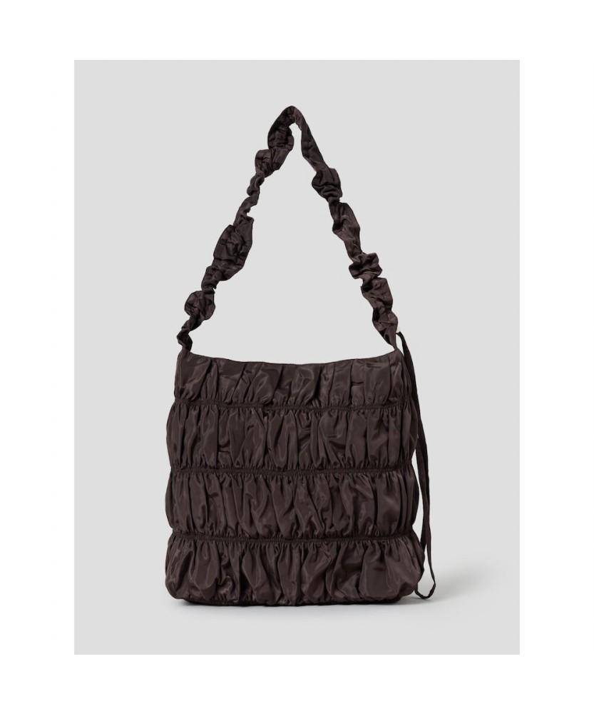 8seconds 3-Tier Shirred Crossbody Bag Medium Brown