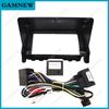Car 2Din Audio Face Plate Fascia Frame For Mercedes-Benz C-Class W204 9" Big Screen Radio Stereo Panel Dash Mount
