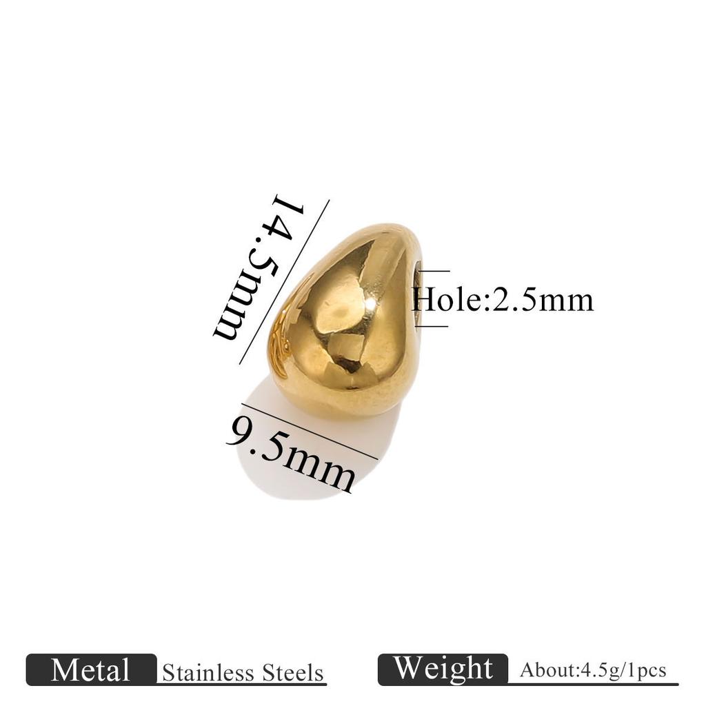 Yori 5PcsStainless Steel Casting Marine Animal Octopus Shark Crab Gold Pendant Ocean Series DIY Necklace Bracelet Jewelry