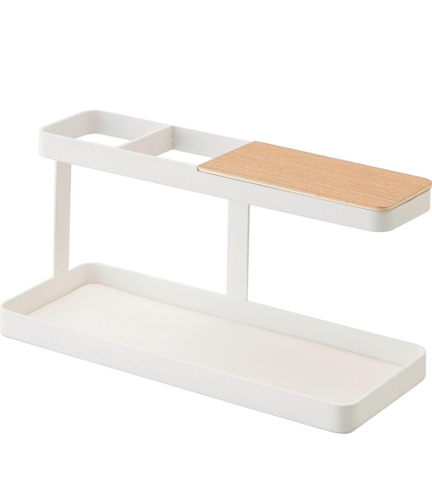 Yamazaki Jitsugyo Desk Bar White X X Tower 2299 Approx. W24.5 D9.7 H11.3cm