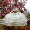Versatile Girls' Princess Gauze Skirt - Layered Cake Design for All Seasons in Korean Style