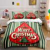 Merry Christmas Sign Set Bedding Duvet Cover Set Duvet Cover Pillowcases (1*Duvet Cover 2*Pillowcases, Without Duvet Insert)