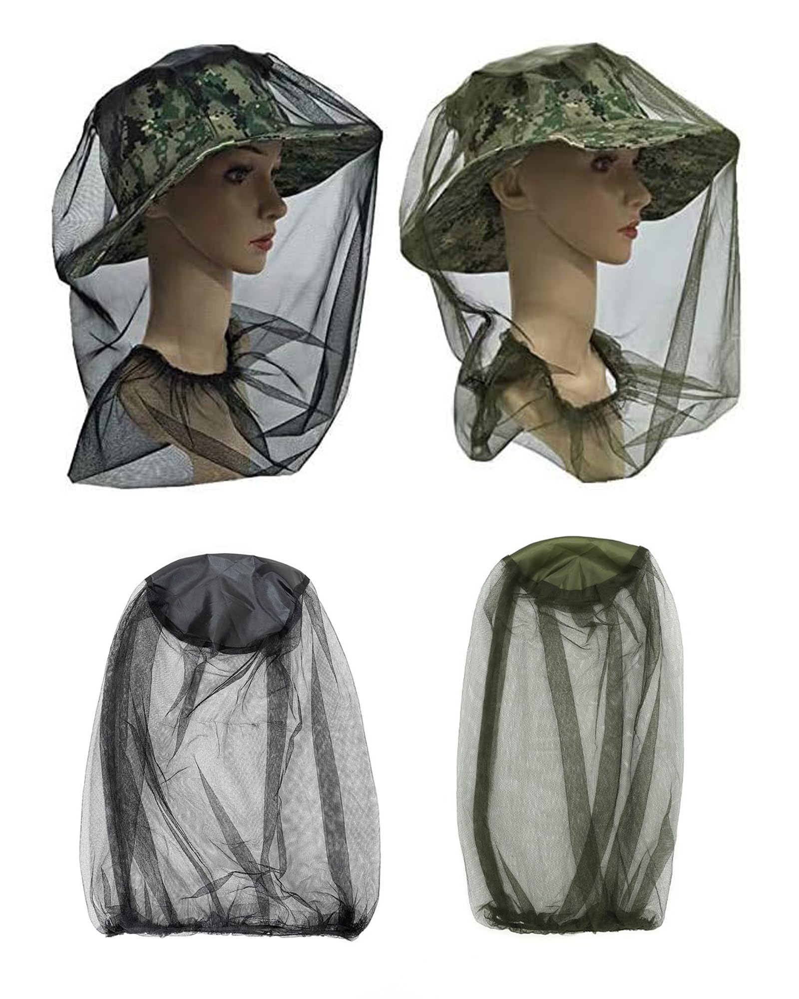 Yemax insect repellent net, insect repellent net for hat attachment,