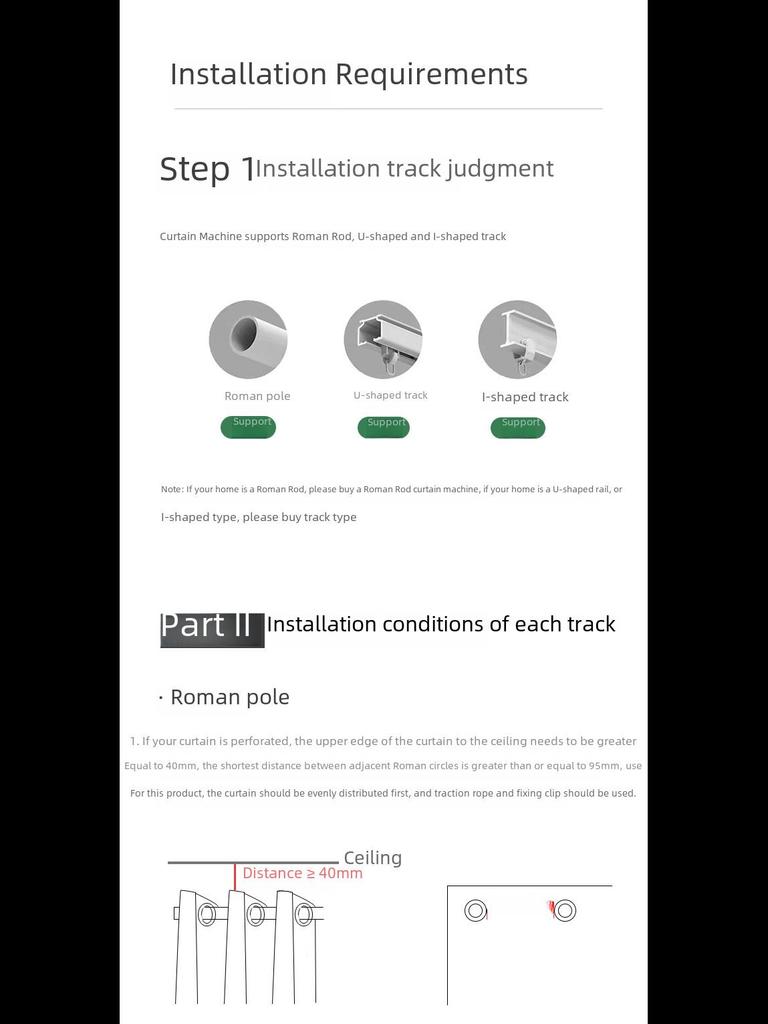 Tuya Bluetooth Smart Curtain Controller mit kabelloser Fernbedienung und Sprachsteuerung