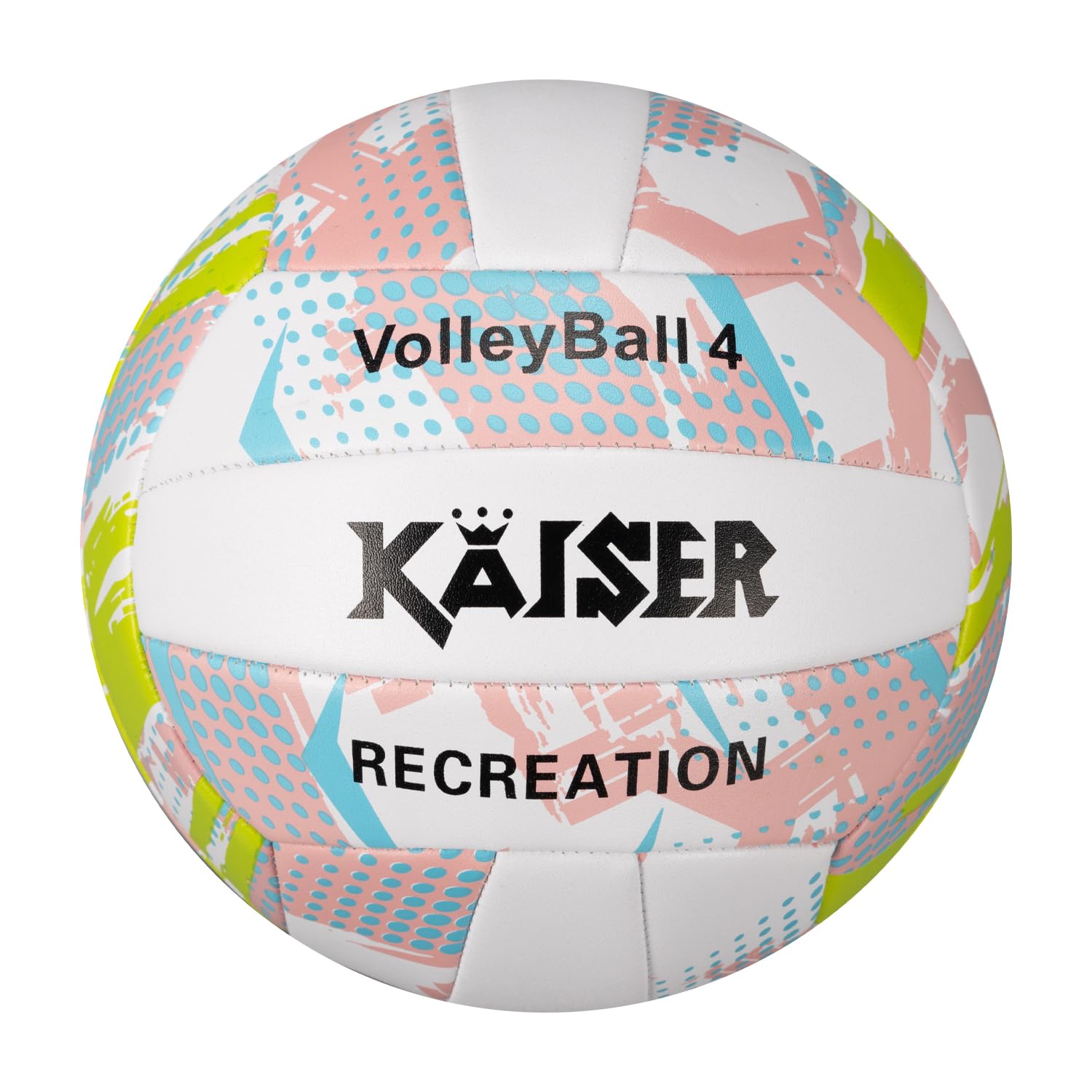 

KAISER PVC Volleyball, Size 4 (KW-229), Lightweight for Indoor and Recreational Practice and Volleyball for Moms