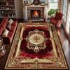 Luxury Retro European Red Carpet Living Room Large Size Non-slip Coffee Tables Entrance Mat Home Decoration Bedroom Lounge Rug