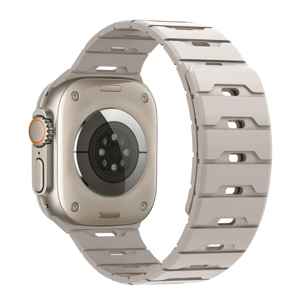 Magnetyczny pasek do Apple Watch Ultra 3/2 49mm 38 40mm 45mm 46mm 44 41mm sportowy pasek do iWatch 11 10 9 8 7 6 SE silikonowa bransoleta