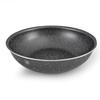 Non-Stick Aluminum Wok 24cm Tfi Genesis Gray Durand Dupont