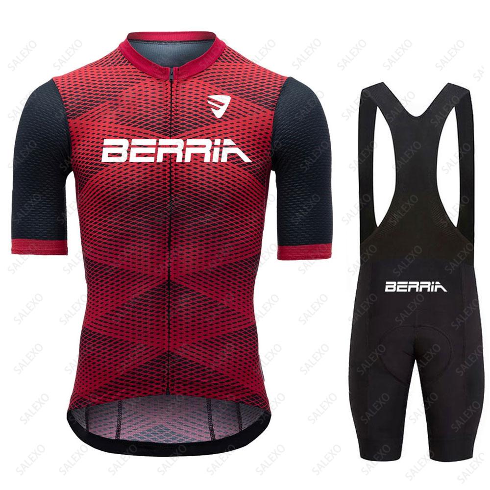 2026 Summer Breathable Cycling Suit Set  Men Summer Cycling Jersey Sets MTB Maillot Cyclisme Homme Road Bike Shirts Suit Bicycle Bib Shorts