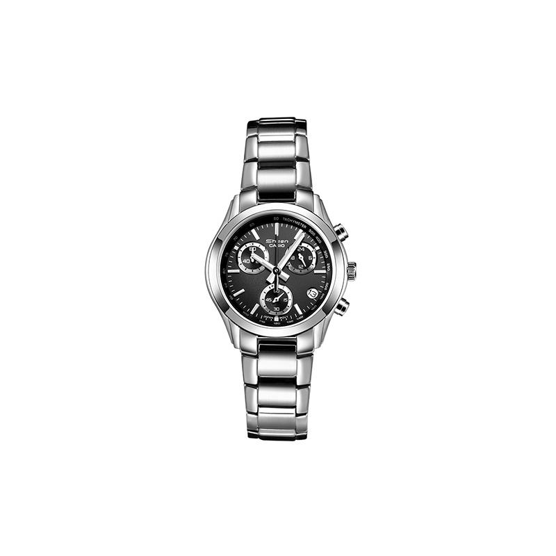 

Casio SHEEN series simple casual fashion business quartz movement stainless steel strap Japanese and Korean watch women s watch black SHN-5000BP-1A чёрный