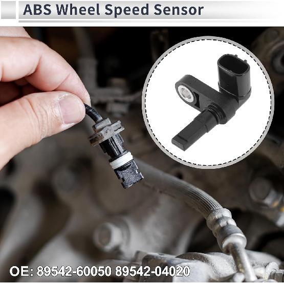 Front Right ABS Wheel Speed Sensor for Toyota 4Runner 2003-2024, for Toyota Tacoma 2005-2023 ABS Sensor No.89542-60050 1 Pcs