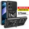 Kickstand Funda for POCO C85 4G Case Armor Slide Camera Protection Back Cover Ring Holder Shockproof Capa