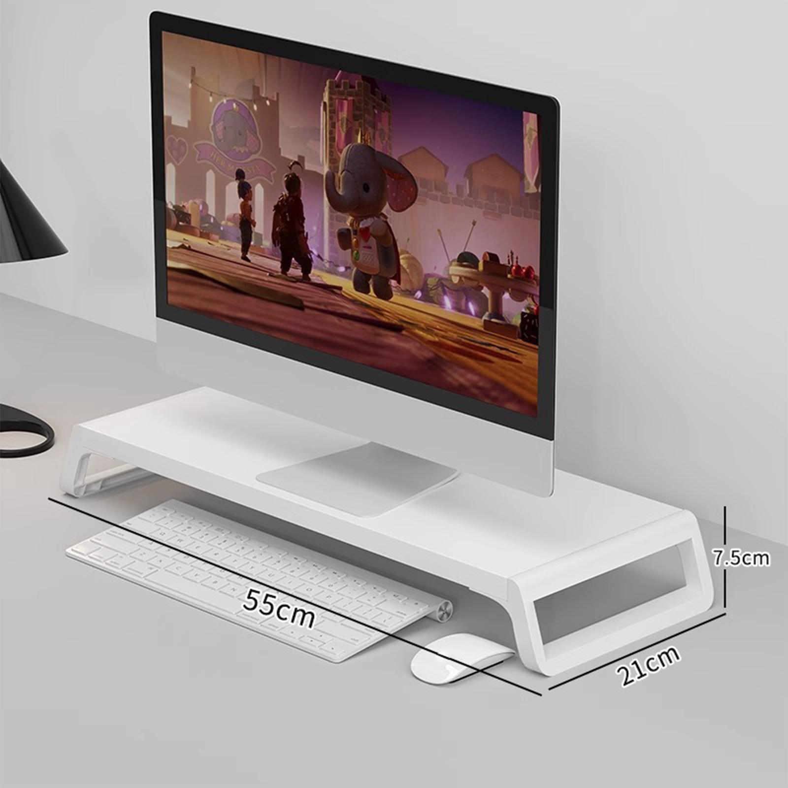 

Подставка-подъемник для монитора компьютера с USB-хабом, кронштейн-подставка для экрана ПК с держателем для телефона, органайзеры для хранения клавиатуры и мыши на рабочем столе