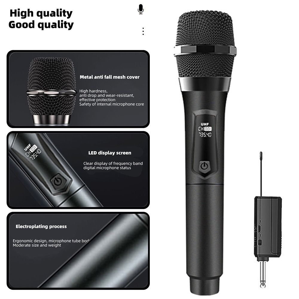 2 Channels Karaoke Mic Micphone Clear Sound Condenser Microphone  Karaoke Singing