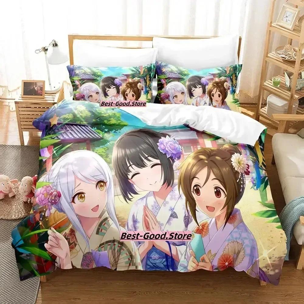 Takafuji Kako Bedding Set Single Twin Full Queen King Size Bed Set Adult Kid Bedroom Duvetcover Sets Anime Girls Bed