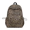 Leopard Print Backpack Women's Travel Casual Backpack Student Schoolbag