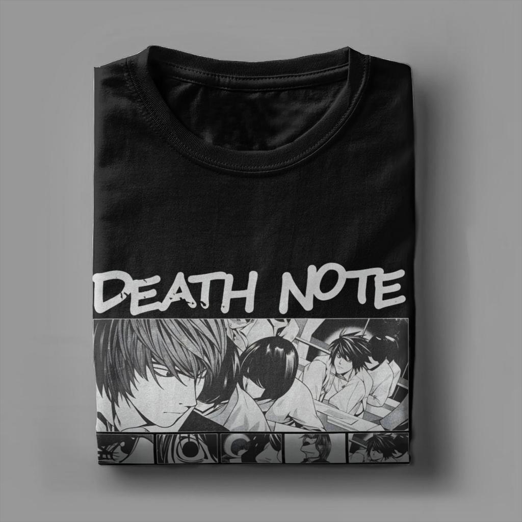 Light Yagami Death Note Misa Amane Japonsko Manga Ryuk Grafické Tričko pro Muže Ženy Čistá Bavlna Tričko Oblečení