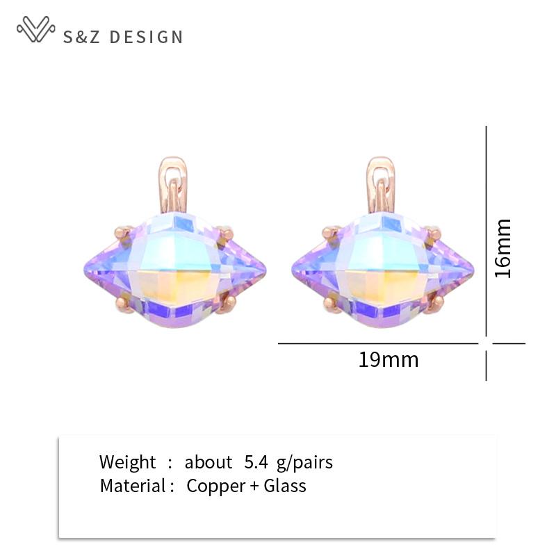 Mode Luxus Pferd Augentropfen Ohrringe Für Frauen Mädchen Hochzeit Eleganten Schmuck Trendy Rose Gold Farbe Eardrop Geschenk