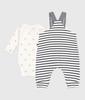 Petit Bateau Baby Set 12 74cm 2-Piece A0ECT, Off-White/Navy, Months,