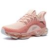 Anta Comfortable Shock Absorbing Non-Slip Breathable Balanced Rebound Low-Top Running Shoes Women sneaker Pink White 92845500-3