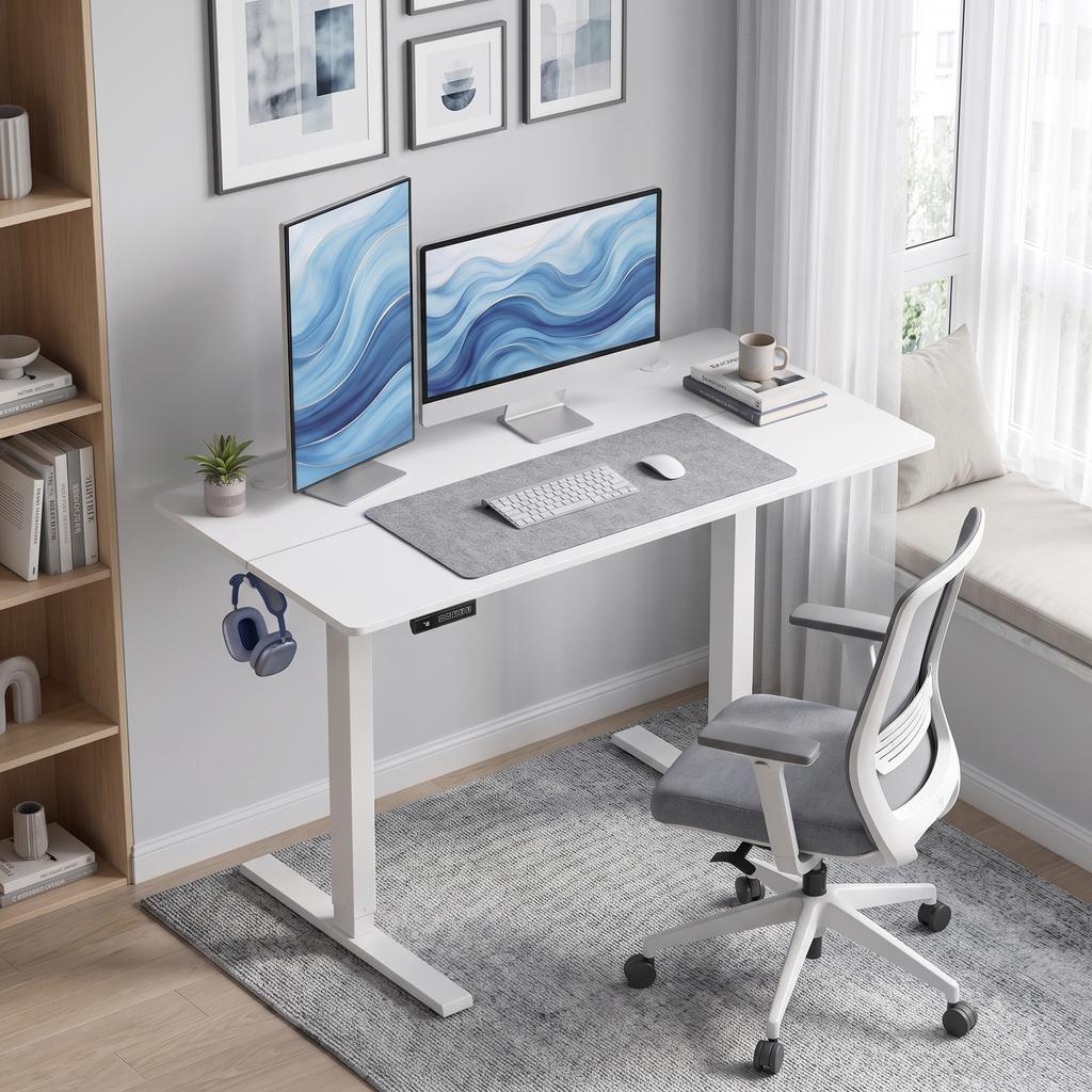 Electric Sit-Stand Desk, 120 x 60 cm, Height Adjustable