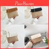 Stylish Cotton Linen Woven Bag 2023 Spring Trendy Mini Box Shape