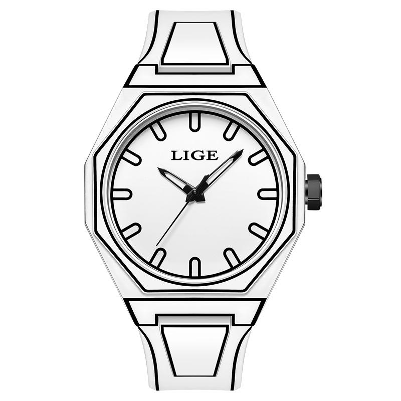 LIGE Men s & Women s High-end Quartz Creative Fashion Wristwatch