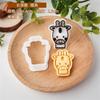 Cartoon Animal Fondant Cookie Cutters Easy to Use Cute Animal Shape Pastry Molds for Creating Delicate Snacks at Homes