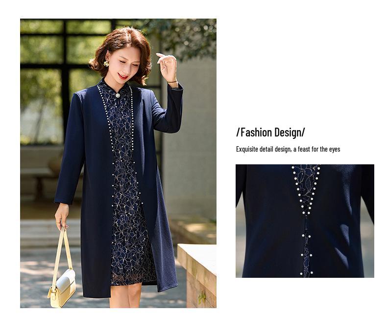 Fashionable Long Skirt for Mother of the Bride - Elegant Wedding Banquet Dress