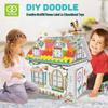 DIY Cardboard House Model for Kids: Creative Early Education Puzzle Toy (Ages 3-6)