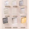 10 Pieces Adhesive Wall Hook Crystals Clear Without Nails Required Accessory for Towels Robes Kitchenwares Daily Use