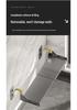 Retractable No-Drill Wall-Mounted Microwave Oven Shelf - Multi-Layer Kitchen Storage Rack