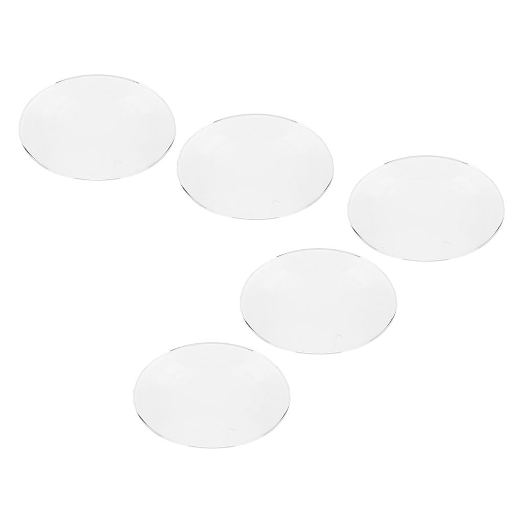 5PCS 25.5mm 27.5mm Single Dome Sapphire Watch Crystal Glass Replacement 1.7mm Thickness