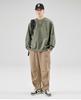 Men's Plus Velvet Warm Round Neck Hoodie - Autumn/Winter Style Long Sleeve Base Layer for Teens