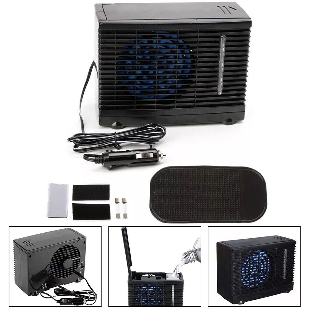 For Car Power Socket Adjustable Evaporative Fan Road Trips Traveling Adjustable Wind Speed Automatic Power-off
