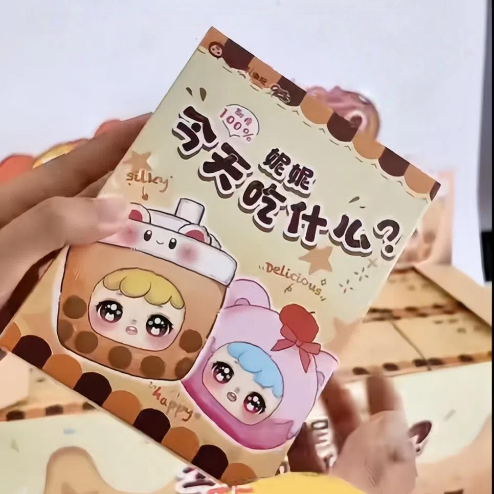 

Baby Three Nina What To Eat Today Doll Series Blind Box - Cute Hairball Bag Ornaments Ideal Holiday Birthday Gift Toy