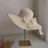 Wide Brim Straw Sun Hat Oversize Sun Protection Hat Foldable Weave Sun Cap  Summer