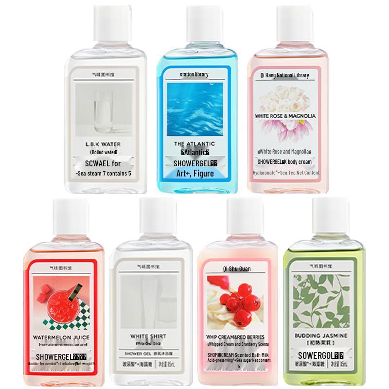 Набор дорожных гелей для душа с разными ароматами Scent Library