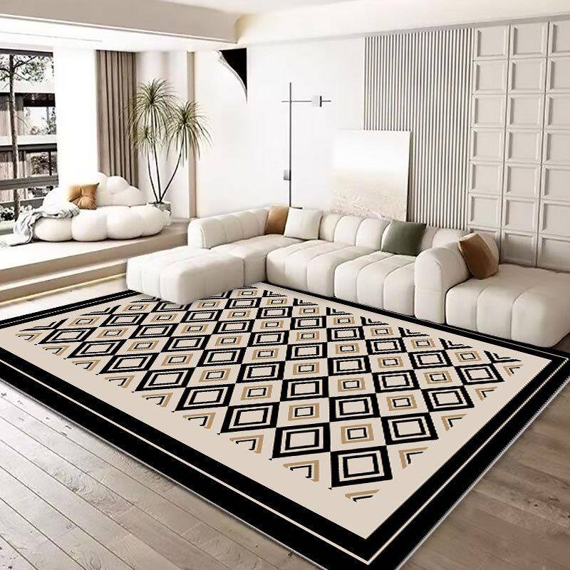 Cream Style Carpets for Living Room Large Area Bedroom Decor Simple Carpet Thickend Plush Lounge Floor Mat Fluffy Soft Study Rug
