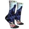Men's Casual Socks Creative Black Panther Trend Print Soft and Comfortable Socks Harajuku Retro Crew Socks Holiday Party Gift