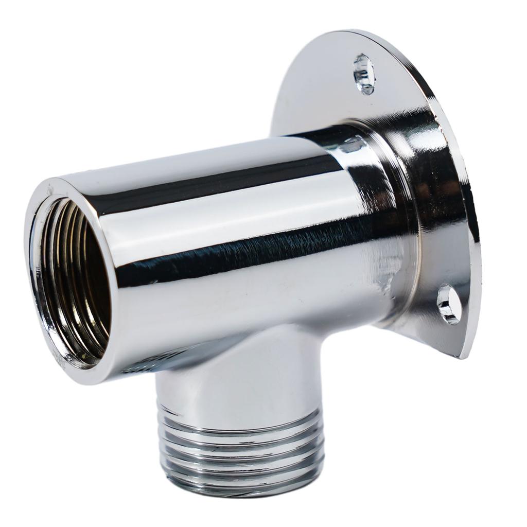 1Pc Universal Shower Arm Extension Joint Stainless Steel Wall Mounted Shower Head Arm Bathroom Accessories Fit Most Shower Heads