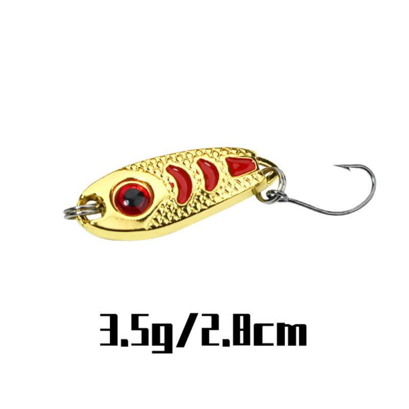 1,5g/2,5g/3,5g/5g Spinnköder Löffel Pailletten Angeln Köder für Weißstreifen-Horsemouth-Barsch Lure